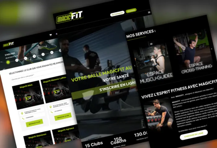 Magic Fit · fitness, built by the Trikrypt team